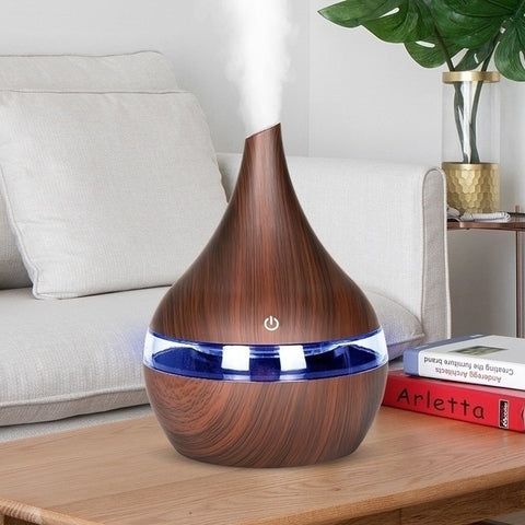 Humidifier 300 ML 7-Colors LED Ultrasonic Air - Dark