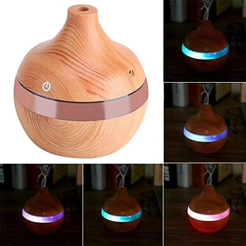 USB Rechargeable 300ML Air Humidifier & Mist Maker Essential Oil Diffuser - Light