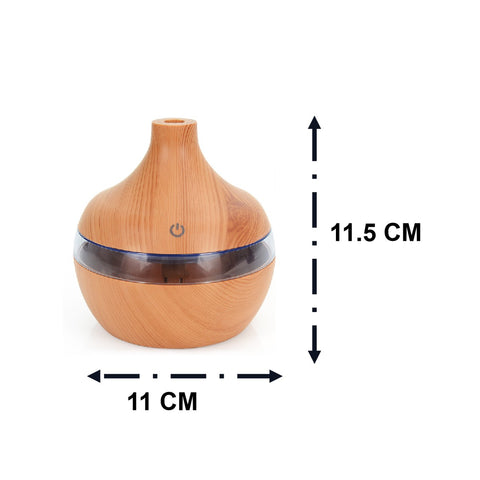 USB Rechargeable 300ML Air Humidifier & Mist Maker Essential Oil Diffuser - Light
