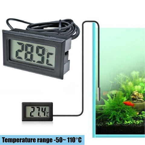 LCD Digital Thermometer for Fridge Freezer Aquarium Fish Tank Temperature Tool