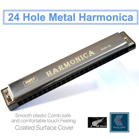 24 Hole Harmonica - Sliver - Referdeal