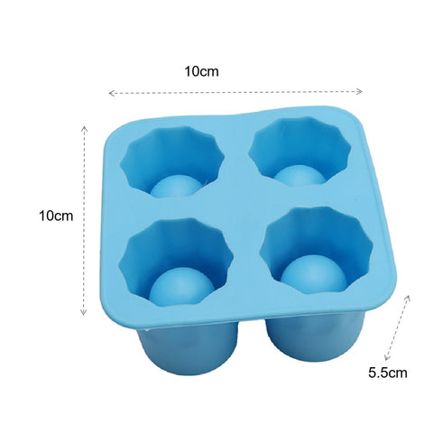 2Pack Silicone Ice Cubes Ice Ball Moulds Ice Shot Cups Frozen Ice Cups
