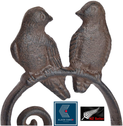 Cast Iron Door Bell Garden Ornament Sculptures Bird - Referdeal