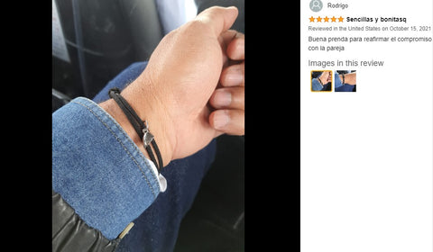 2pcs Magnetic Couples Bracelets Heart Shaped Friendship Bracelets for Women Men