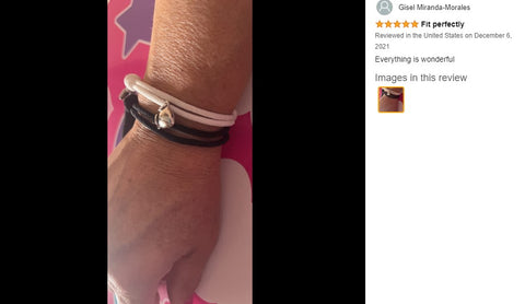 2pcs Magnetic Couples Bracelets Heart Shaped Friendship Bracelets for Women Men