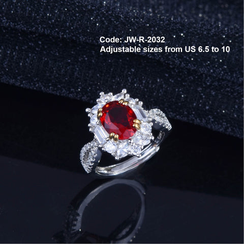 CZ Diamond Vintage Ruby Ring Twist Shank Moissanite Jewellery Sterling Silver