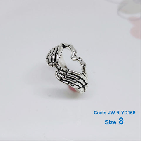 Women's Ring Love Hand Sign Punk Gothic Shape Retro Alloy Ring Jewellery Size 8