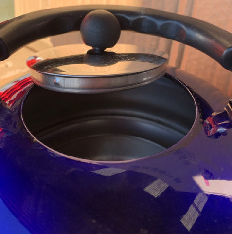 kettle Camping Cooking Whistling Kettle 3L - Blue