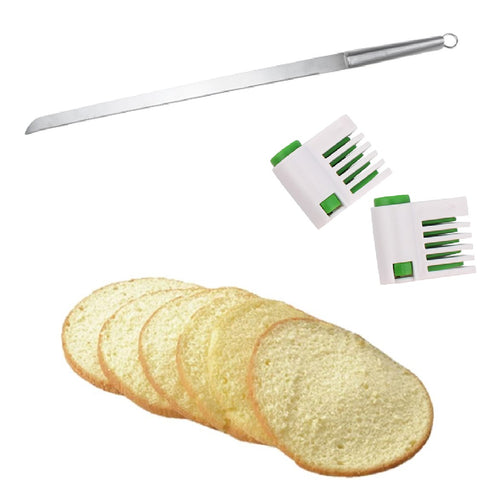 10Inch Stainless Steel Bread Slicer Serrated Kitchen Bread Knife with splitters