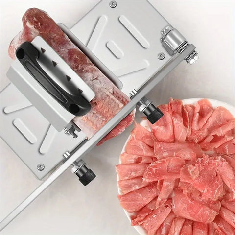 Manual Meat Slicer Fruit Vegetable Slicer Frozen Lamb Beef Cutter