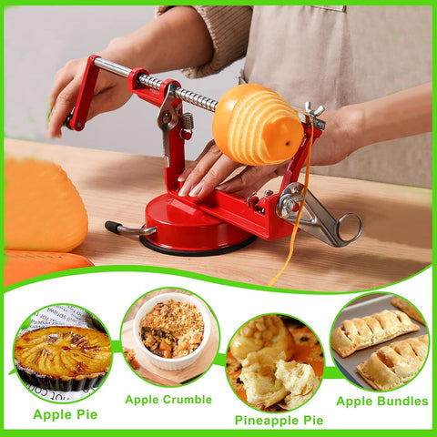 3-in-1 Apple Peeler Apple Slicer Fruit Corer Vegetable Cutter Kitchen Tool