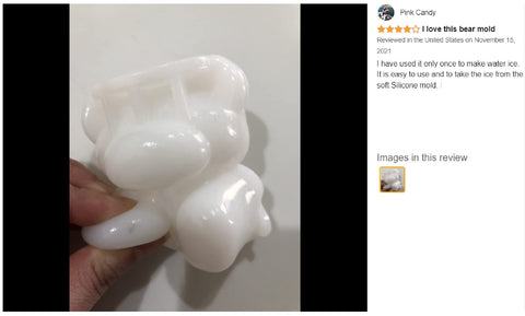 4Pcs Ice Bear Cube Moulds Ice Balls Trays Mold