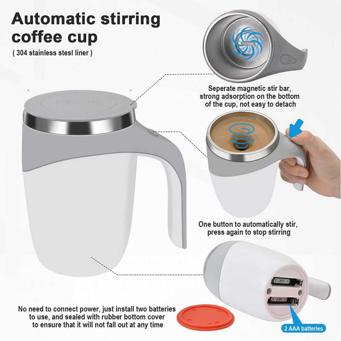Magnetic Stirring Cup - Referdeal