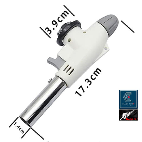 Butane Torch Kitchen Gas Blow Torch Adjustable Flame Creme Brulee Baking BBQ