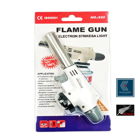 Butane Torch Kitchen Gas Blow Torch Adjustable Flame Creme Brulee Baking BBQ