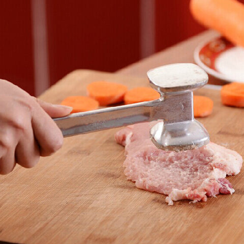 Aluminium Meat Hammer Tool Mallet Pounder Kitchen Tenderizing Steak Beef Poultry