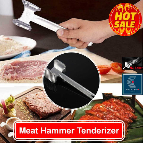 Aluminium Meat Hammer Tool Mallet Pounder Kitchen Tenderizing Steak Beef Poultry