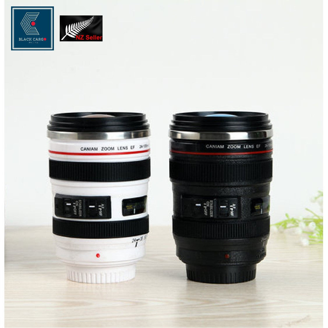 Camera Lens Cup - White - Referdeal