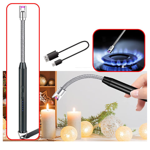 Rechargeable Electric Lighter Candle Lighter Upgraded LED Battery Display