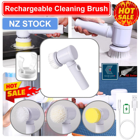 Rechargeable Cordless Electric Rotary Scrubber Cleaning Brush Scrubber Polisher Kits