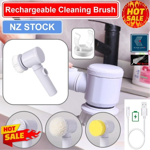 Rechargeable Cordless Electric Rotary Scrubber Cleaning Brush Scrubber Polisher Kits