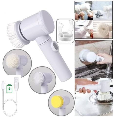 Rechargeable Cordless Electric Rotary Scrubber Cleaning Brush Scrubber Polisher Kits