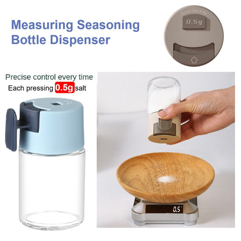 Measuring Salt and Pepper Shakers Seasoning Bottle