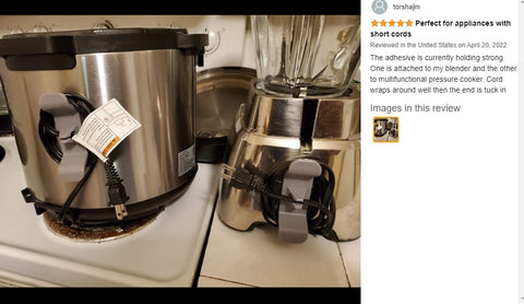 5Pack Cord Organizer for Kitchen Appliances Blender Mixer Coffee Maker Air Fryer