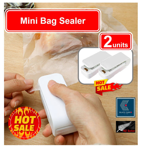 2Pack Food Bag Sealer Machine Snacks Storage Portable Sealing Machine