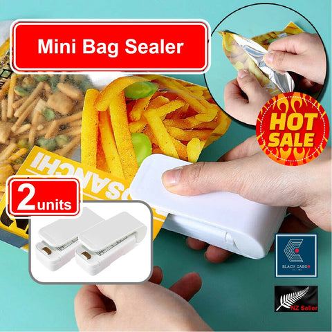 2Pack Food Bag Sealer Machine Snacks Storage Portable Sealing Machine