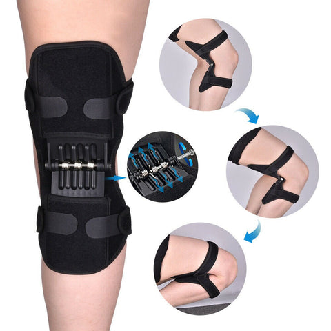 2 Packs Power Knee Brace Joint Support Protective Gear Booster Powerful Springs