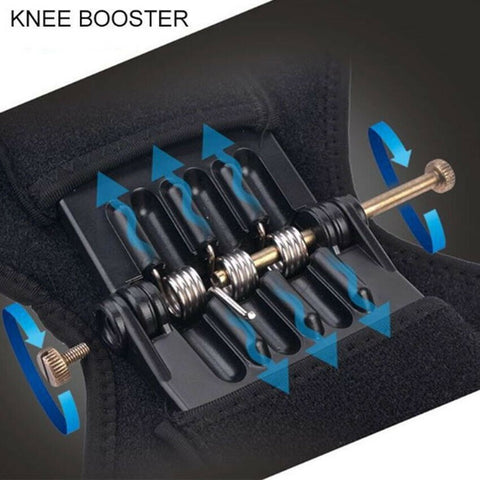 2 Packs Power Knee Brace Joint Support Protective Gear Booster Powerful Springs
