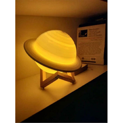 3D Saturn LED Lamp