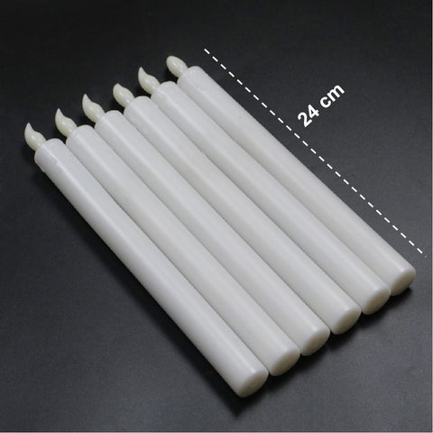 LED Taper Candles set 6 Pcs