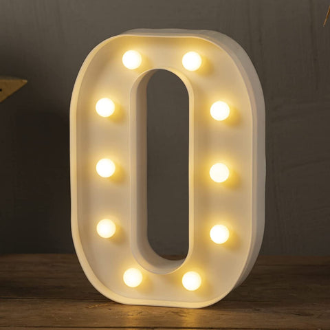 LED Marquee Letter Lights Sign Home Party Wedding Decoration Lights Letter -O