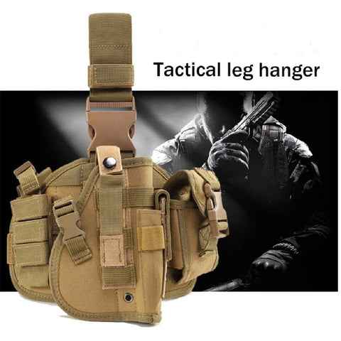 Military Tactical Drop Leg Bag Holster Fanny Thigh Pack Motorcycle Waist Pouch