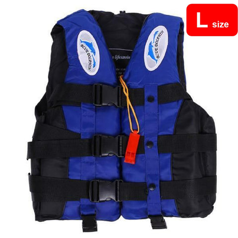Life Jacket Unisex Adult Life Jacket with Adjustable Fit Buckles - L Size