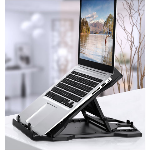 Laptop Stand Laptop Holder Adjustable Heights Rotating - White