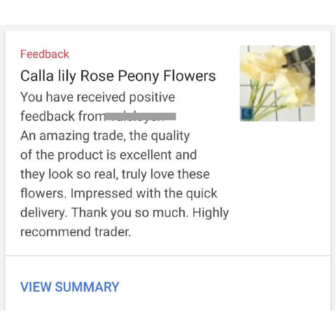 9Pieces Real Touch Calla Lily Artificial Flowers 35.5cm Silk Flowers