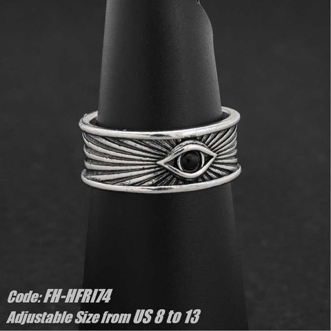Men's Ring Classic God's Eye Ring Retro Spiritual Eye Ring Jewellery