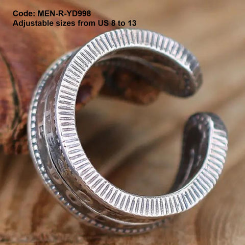 Men's Ring 925 Sterling Silver Morgan Silver Dollar Coin Ring Jewellery