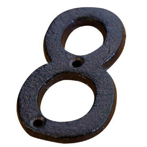 Cast Iron House Number Letter Box Numbers - Number 8