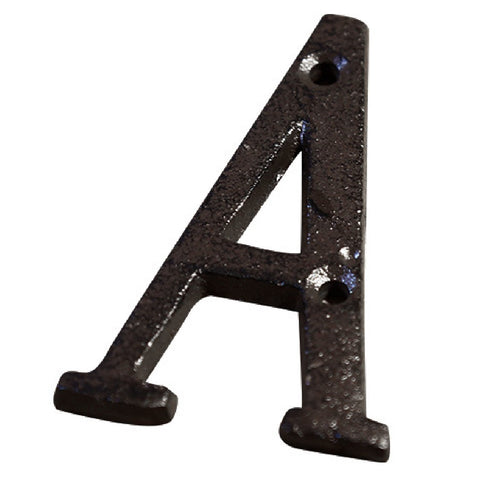 Cast Iron House Number Letter Box Numbers - Letter A