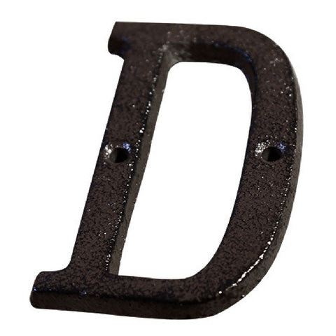 Cast Iron House Number Letter Box Numbers - Letter D