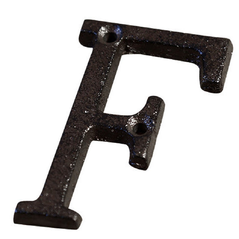 Cast Iron House Number Letter Box Numbers - Letter F