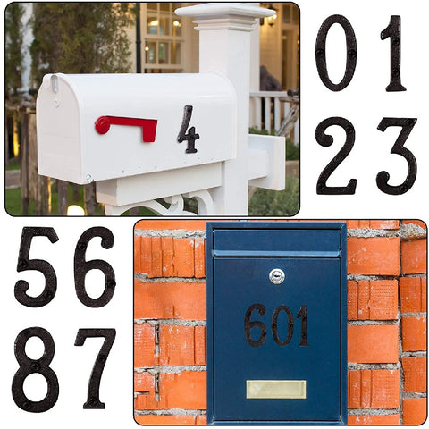 Cast Iron House Number Letter Box Numbers - Number 8