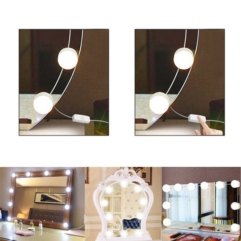 LED Makeup Mirror Light Bulb Kit