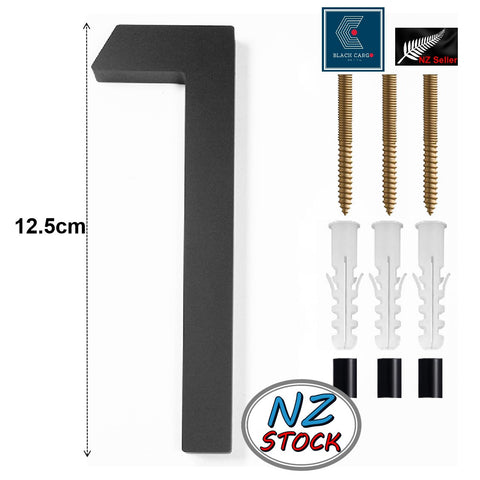 Floating Box Numbers Modern Floating 125mm House Numbers Letter Box Numbers -Number 1 ...
