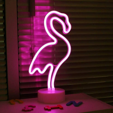 LED Neon Lamp - Flamingos