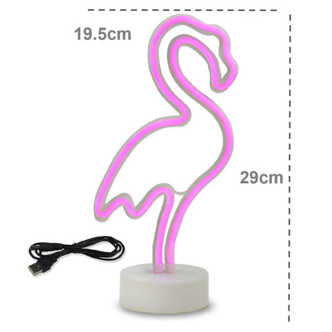 LED Neon Lamp - Flamingos